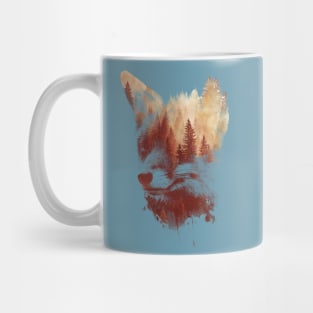 blind fox Mug